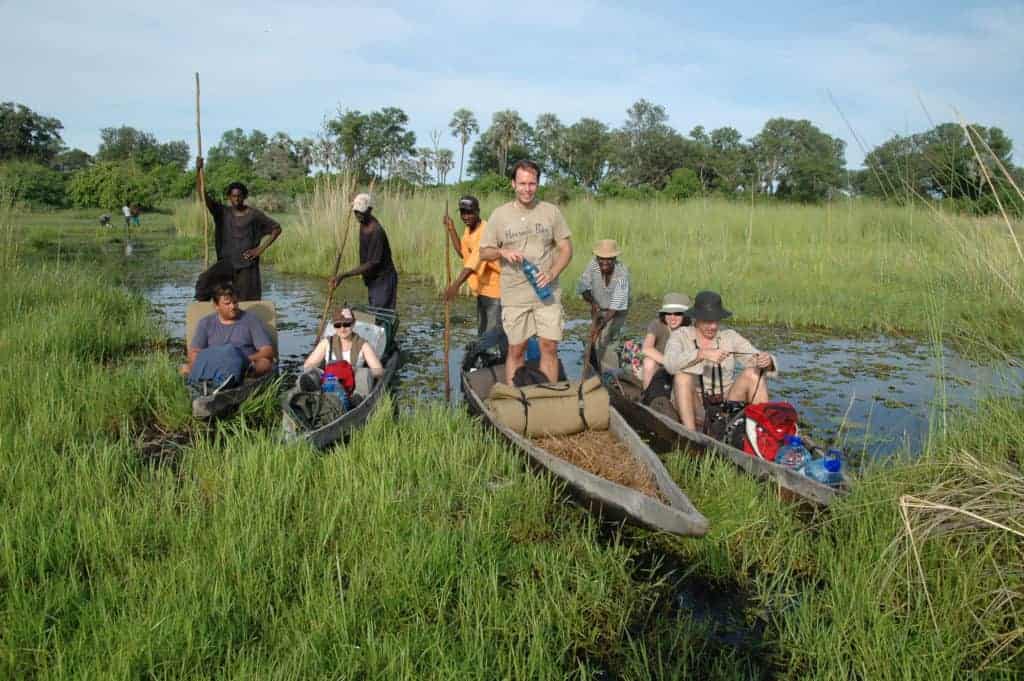 Sunway Botswana Okavango mokoro load ( Silvia Schindler)