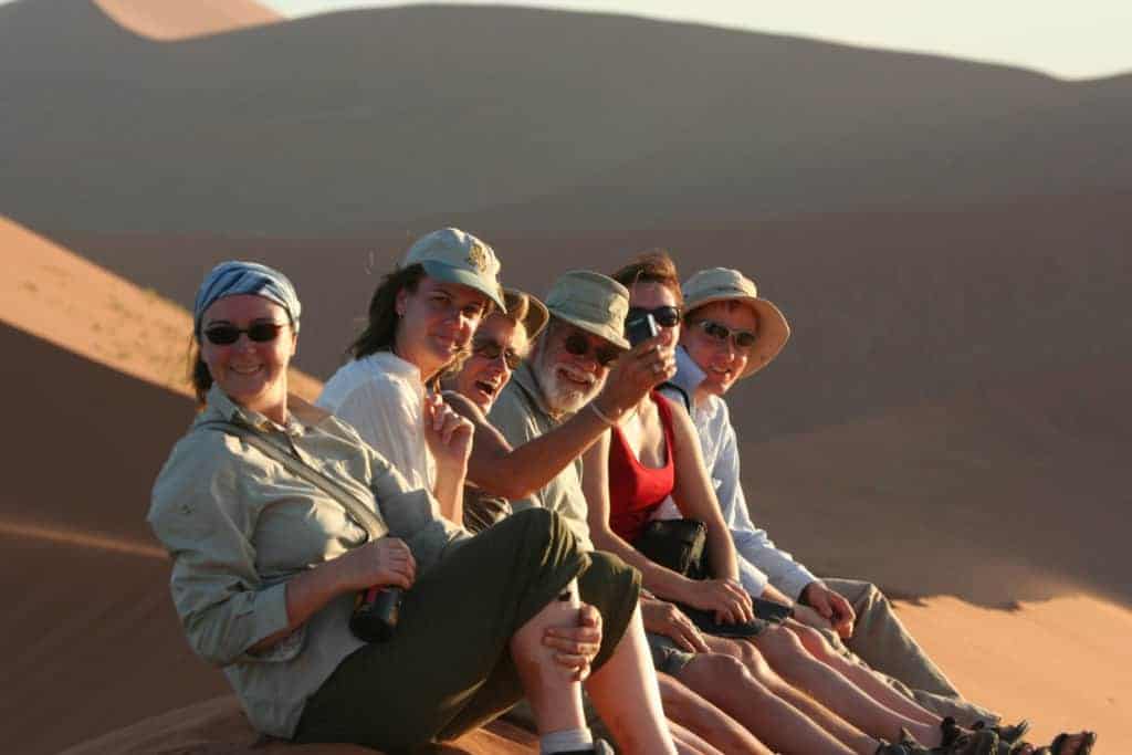 Sunway Namibia Sossusvlei sunrise group Gary Bowkett